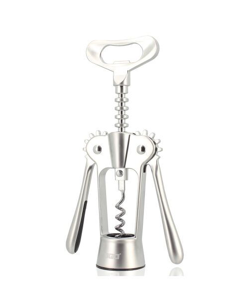 Kurkentrekker met grijze hendel