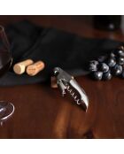 Tire Bouchon Sommelier gris - 15x2x2 cm