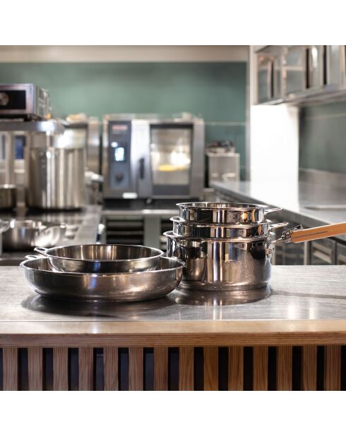 Casserole Ector induction grise - 21x16x7.5 cm