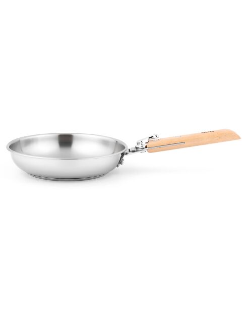 Poêle Ector induction grise - 24.5x20x4.5 cm