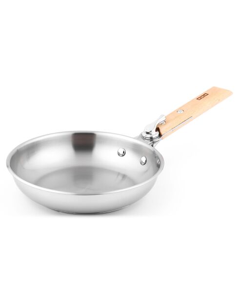 Poêle Ector induction grise - 24.5x20x4.5 cm