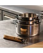 Casserole Ector induction grise - 4x18x8.5 cm