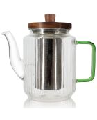 Tisanière Karl transparent/vert - 55cl