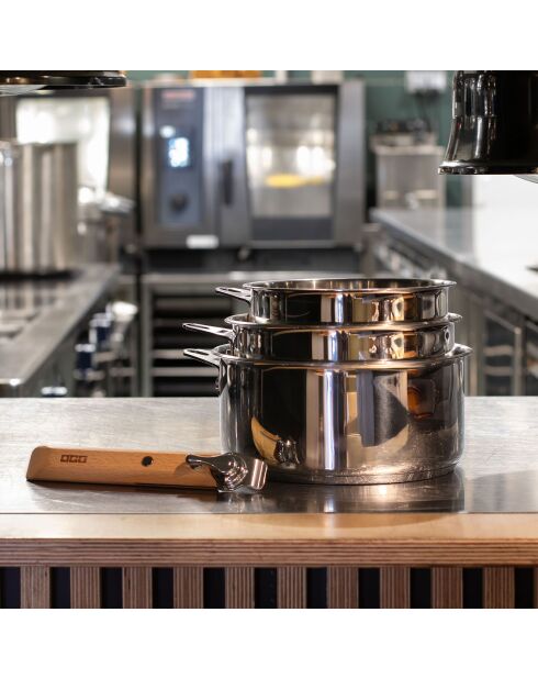 Casserole Ector induction grise - 25x20x9.5 cm