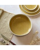 6 Assiettes Coupe Flé moutarde - 34cl