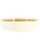 6 Assiettes Coupe Flé moutarde - 34cl