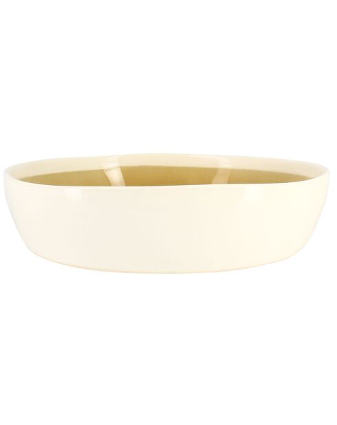 6 Assiettes Coupe Flé moutarde - 34cl