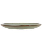 6 Assiettes Dessert Barbade vertes - D.20.5x2 cm