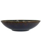 6 Assiettes Calottes Venus gris/vert/bleu - D.21x5 cm