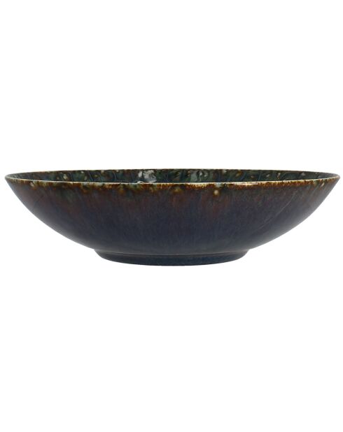 6 Assiettes Calottes Venus gris/vert/bleu - D.21x5 cm