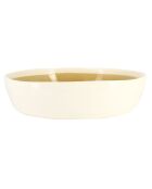 6 Assiettes Coupe Flé jaunes - 86cl