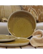 6 Assiettes Coupe Flé jaunes - 86cl