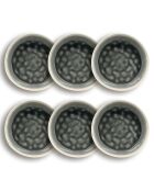 6 Assiettes Coupes Cap gris/blanc - 45cl