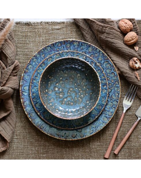 6 Coupelles Venus bleues - 49cl