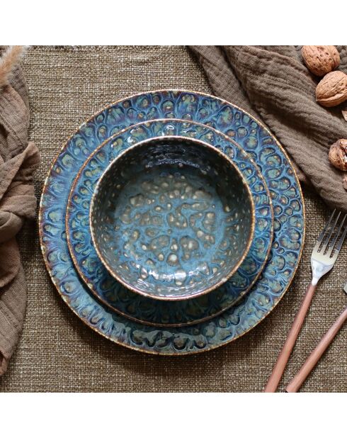 6 Coupelles Venus bleues - 49cl