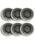 6 Assiettes Creuses Cap blanc/gris - 95cl