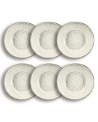 6 Assiettes Creuses Boral beiges - 95cl