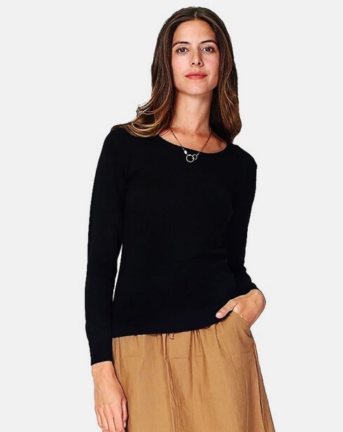 Pull en Cachemire mélangé Lisa noir