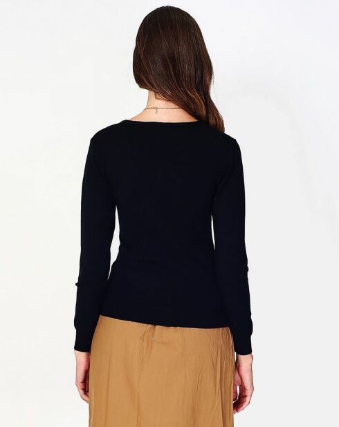 Pull en Cachemire mélangé Lisa noir