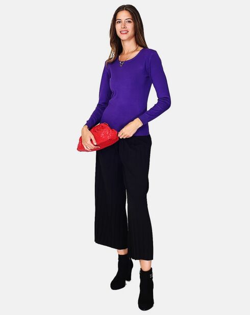Pull en Cachemire mélangé Lisa violet