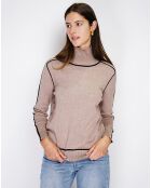 Pull en Cachemire mélangé Jeanne desert