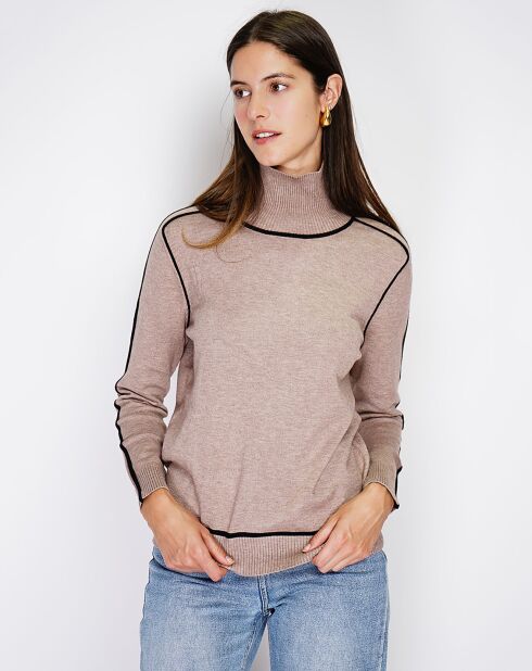 Pull en Cachemire mélangé Jeanne desert
