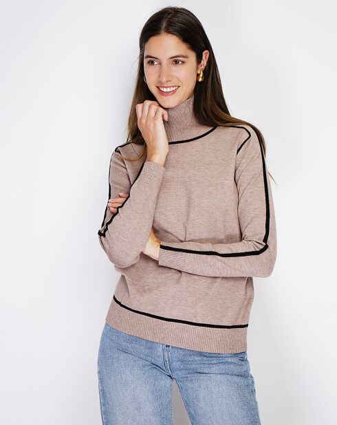 Pull en Cachemire mélangé Jeanne desert