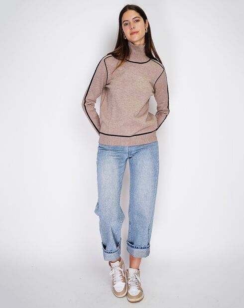 Pull en Cachemire mélangé Jeanne desert