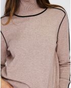Pull en Cachemire mélangé Jeanne desert