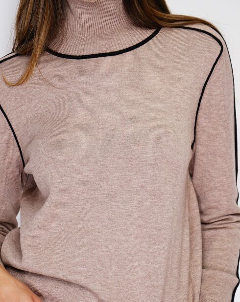 Pull en Cachemire mélangé Jeanne desert