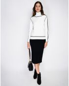 Pull en Cachemire mélangé Jeanne naturel