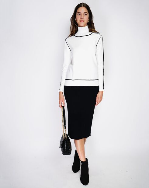 Pull en Cachemire mélangé Jeanne naturel
