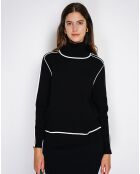 Pull en Cachemire mélangé Jeanne noir