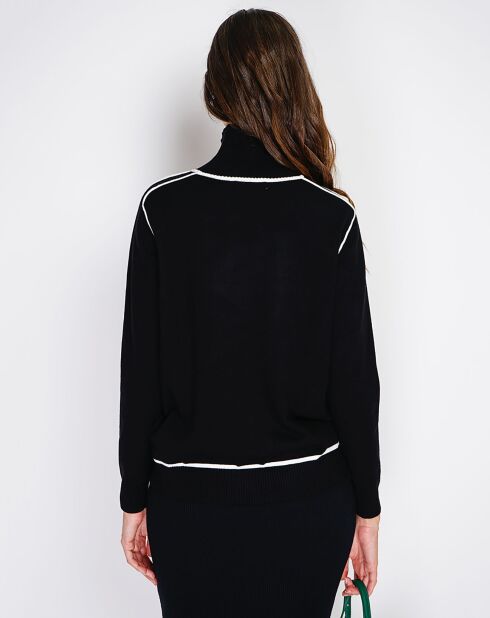 Pull en Cachemire mélangé Jeanne noir