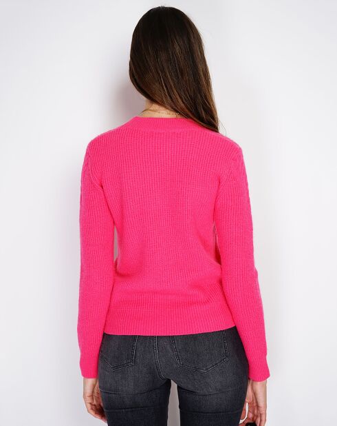 Pull en Cachemire mélangé Sia fushia
