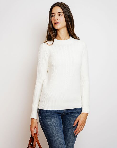 Pull en Cachemire mélangé Sia naturel
