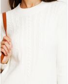 Pull en Cachemire mélangé Sia naturel