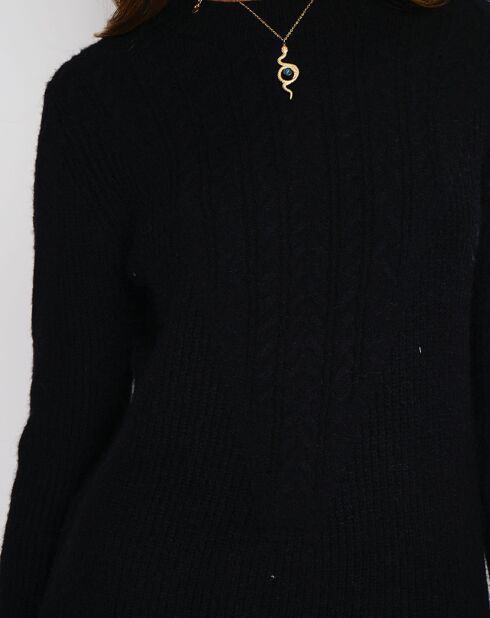 Pull en Cachemire mélangé Sia noir