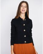 Gilet en Cachemire mélangé Leila noir