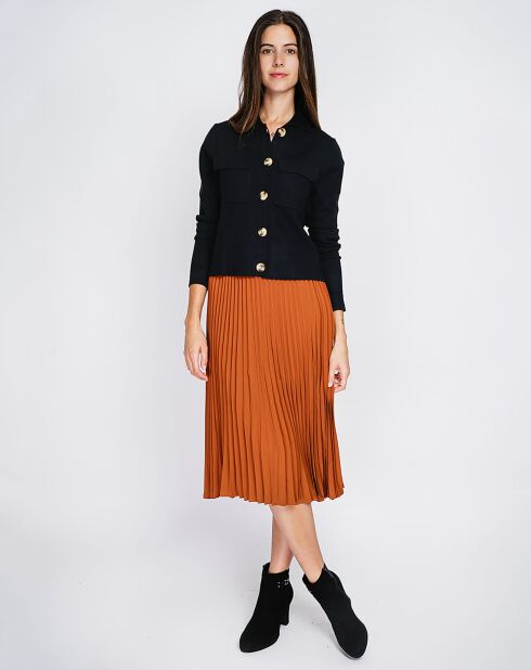 Gilet en Cachemire mélangé Leila noir