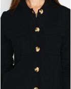 Gilet en Cachemire mélangé Leila noir