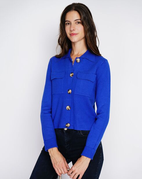 Gilet en Cachemire mélangé Leila royal
