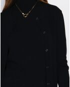 Pull en Cachemire mélangé Sophia col cheminée noir