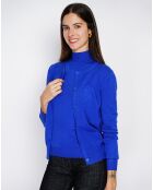 Pull en Cachemire mélangé Sophia col cheminée royal