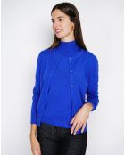 Pull en Cachemire mélangé Sophia col cheminée royal