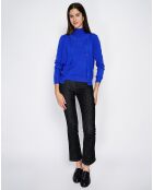 Pull en Cachemire mélangé Sophia col cheminée royal