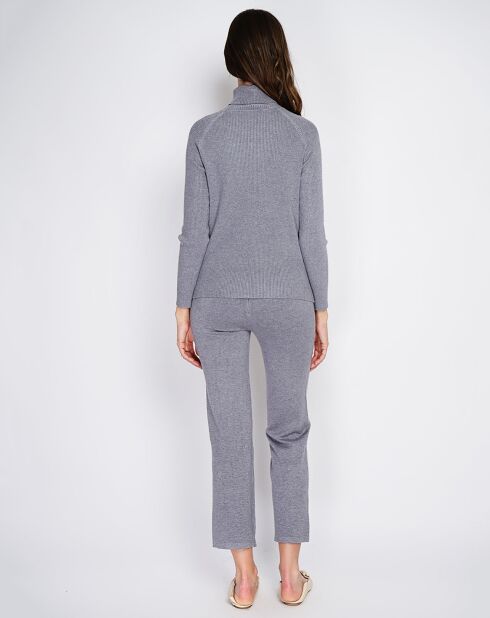 Ensemble Clarisse en Cachemire mélangé Pull & Pantalon flanelle