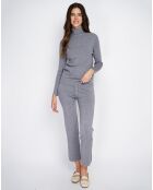 Ensemble Clarisse en Cachemire mélangé Pull & Pantalon flanelle