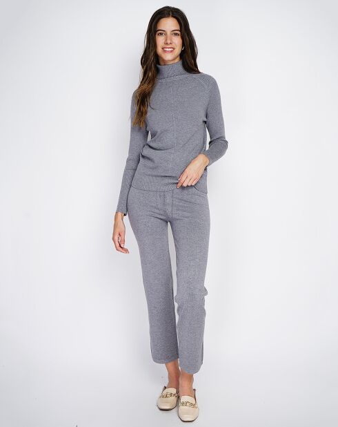 Ensemble Clarisse en Cachemire mélangé Pull & Pantalon flanelle