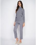 Ensemble Clarisse en Cachemire mélangé Pull & Pantalon flanelle